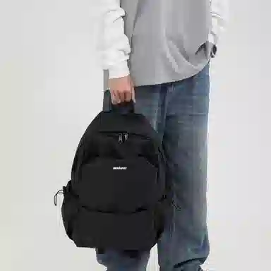 醇龙 简约大容量防水潮牌简约电脑 双肩包 牛津布 男女同款情侣款 多色