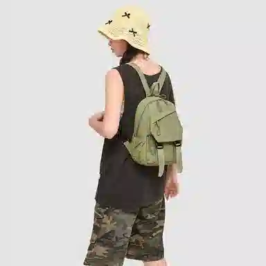 醇龙 百搭多功能休闲轻便简约 尼龙 双肩包 常规 男女同款情侣款 多色