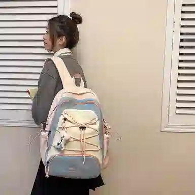 醇龙 简约百搭潮流时尚 尼龙 双肩包 男女同款情侣款 多色