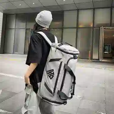 醇龙 干湿分离 多功能 简约时尚 牛津布 旅行包 常规 男女同款情侣款 黑/灰