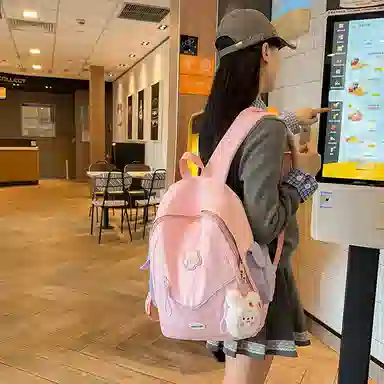 醇龙 高颜值小众洋气简约百搭外出旅游轻便 尼龙 双肩包 女款 多色