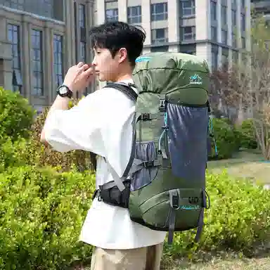 醇龙  大容量户外运动耐磨登山徒步露营 防泼水面料 双肩包 男女同款情侣款 多色
