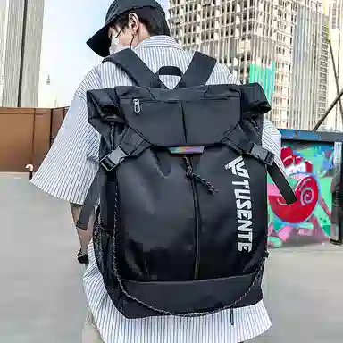 茵初 大容量运动训练篮球背包休闲旅行书包 牛津布 双肩包 常规 男女同款情侣款 多色