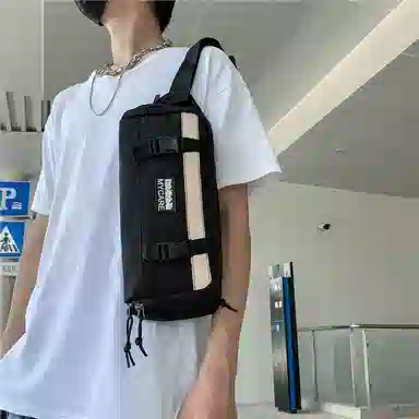 醇龙 运动多功能防水撞色轻便百搭 牛津布 腰包 男女同款情侣款 多色