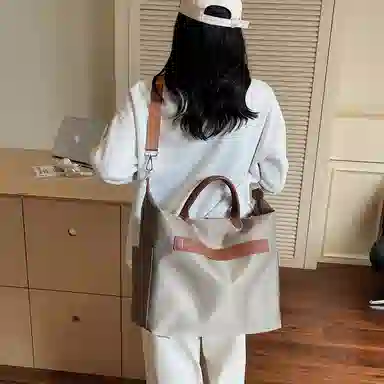 醇龙 高颜值时尚单肩包轻便大容量斜挎包韩系手提百搭 尼龙 旅行包 男女同款情侣款 多色