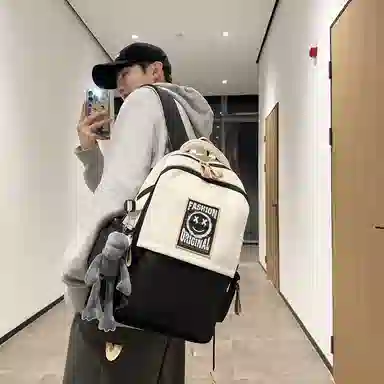 醇龙 通勤轻便减负大容量 尼龙 双肩包 男女同款情侣款 多色