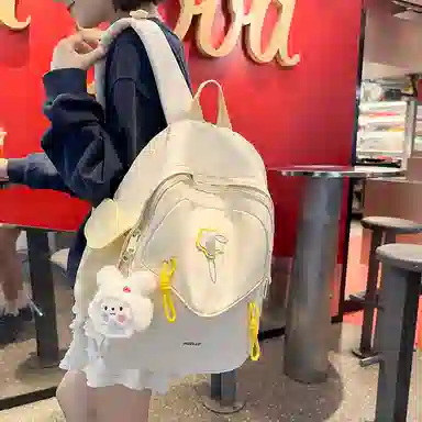 醇龙 高颜值小众洋气简约百搭外出旅游轻便 尼龙 双肩包 女款 多色