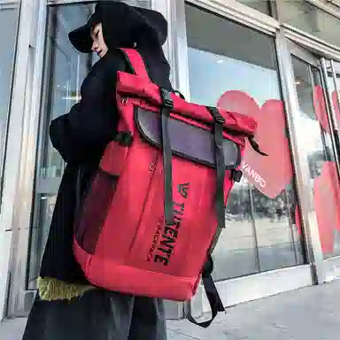 醇龙  男女通用多色牛津布旅行炫彩双肩包大容量电脑背包学生书包