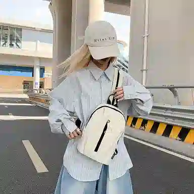 醇龙 外出轻便简约 尼龙 单肩斜挎双肩包 女款 多色