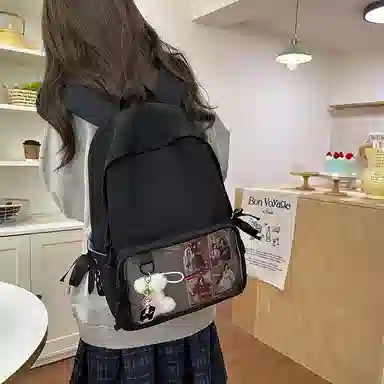 醇龙 二次元卡通 尼龙 双肩包 女款 多色