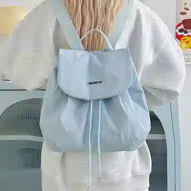 醇龙 时尚小众简约轻便 尼龙 双肩包 常规 女款 多色