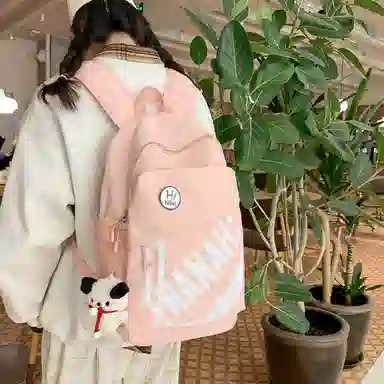 醇龙 高颜值护脊减负旅行轻便大容量学生 双肩包 尼龙 男女通用 多色