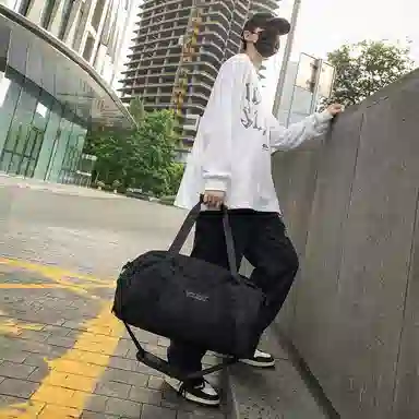 醇龙 大容量 干湿分离 尼龙 旅行包 男女同款情侣款 多色