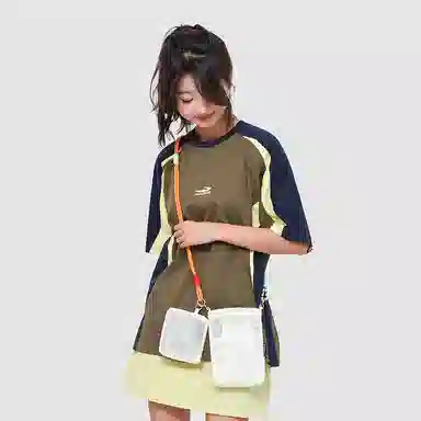 醇龙 网面设计轻便镂空透气 尼龙 斜挎包 女款 多色