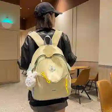 醇龙 高颜值小众洋气简约百搭外出旅游轻便 尼龙 双肩包 女款 多色