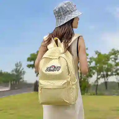 醇龙 高颜值简约轻便百搭 尼龙 双肩包 常规 男女同款情侣款 多色