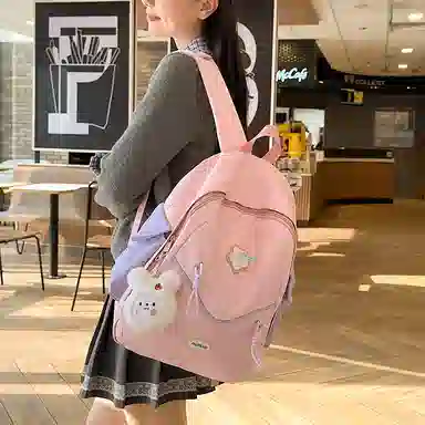 醇龙 高颜值小众洋气简约百搭外出旅游轻便 尼龙 双肩包 女款 多色