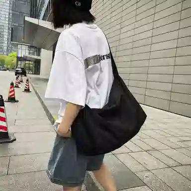 醇龙 日系大容量百搭时尚轻便通勤简约 单肩包 尼龙 男女通用 多色