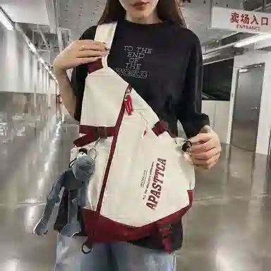 醇龙 尼龙 男女通用 多色 斜挎包 大容量拉链开合百搭休闲