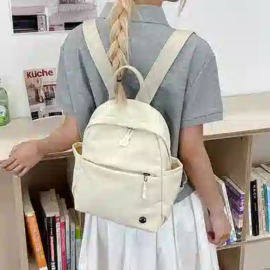 醇龙 时尚简约轻便百搭旅行背包旅游 尼龙 双肩包 常规 男女同款情侣款 多色