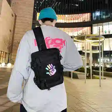 醇龙 男女通用 多色 牛津布 胸包 拉链开合大容量休闲百搭