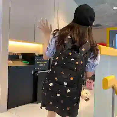 醇龙 时尚简约 尼龙 双肩包 女款 多色