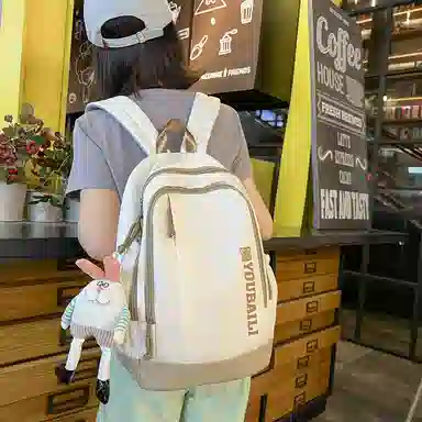 醇龙  尼龙春游小背包外出旅游学生补课双肩包 男女通用 多色