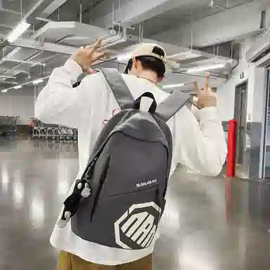 醇龙 简约大容量时尚百搭通勤学生 尼龙 双肩包 常规 男女同款情侣款 多色