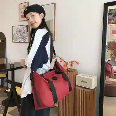 醇龙 轻便出差大容量 尼龙 旅行包 常规 男女同款情侣款 黑/红/粉/灰/蓝