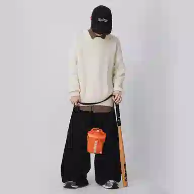 醇龙 小众时尚水杯高级感百搭 尼龙 水桶包单肩包 常规 男女同款情侣款 多色