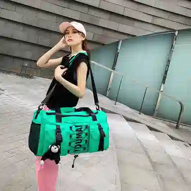 醇龙 大容量  干湿分离  多用途 时尚挂件 尼龙 旅行包 男女同款情侣款 多色