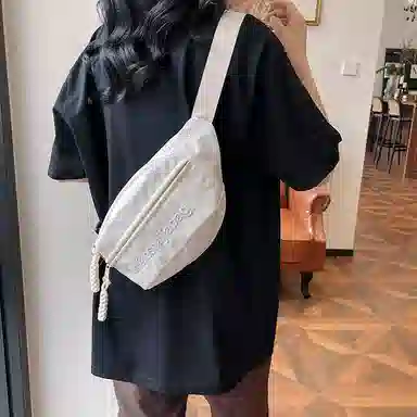 醇龙 小众运动 尼龙 单肩包胸包 常规 男女同款情侣款 蓝/黑/白/绿/红