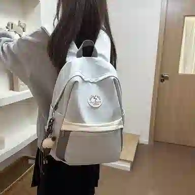 醇龙 简约百搭 尼龙 双肩包 女款 多色