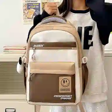 醇龙 男女通用 多色 尼龙 双肩包 大容量拉链开合休闲百搭