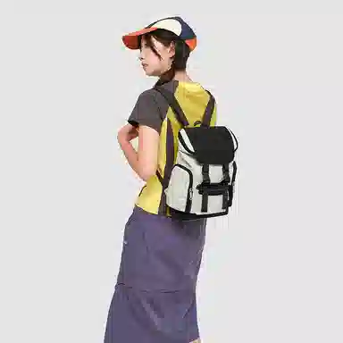 醇龙 户外轻便大容量背包百搭撞色旅行校园 尼龙 双肩包 常规 男女同款情侣款 多色