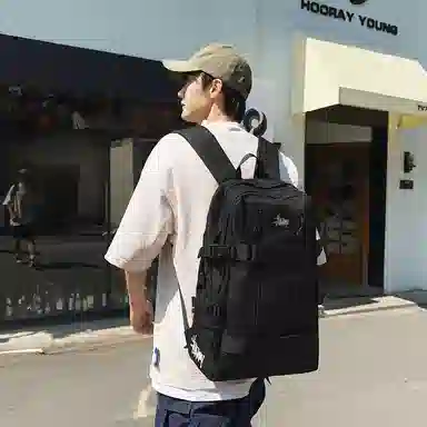 醇龙 日系潮牌电脑旅行大容量学生 牛津布 双肩包 男女同款情侣款 多色