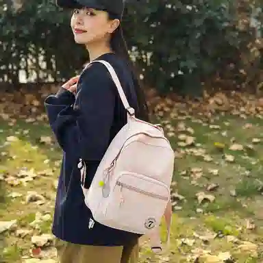 醇龙 日系小型旅行简约学生 尼龙 背包双肩包 女款