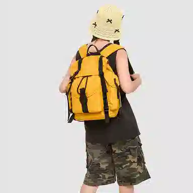 醇龙 时尚潮流简约百搭通勤大容量 尼龙 双肩包 常规 男女同款情侣款 多色