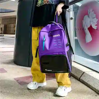 醇龙  男女通用多色牛津布大容量防水时尚潮流双肩包运动旅行背包