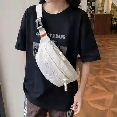 醇龙 小众运动 尼龙 单肩包胸包 常规 男女同款情侣款 蓝/黑/白/绿/红