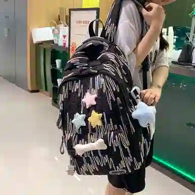 醇龙 百搭简约大容量减负旅行 双肩包 尼龙 女款 多色