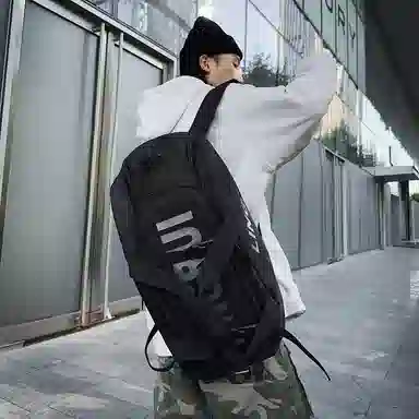 醇龙 多功能运动大容量 尼龙 旅行包 男女同款情侣款 黑色/卡其色/灰色