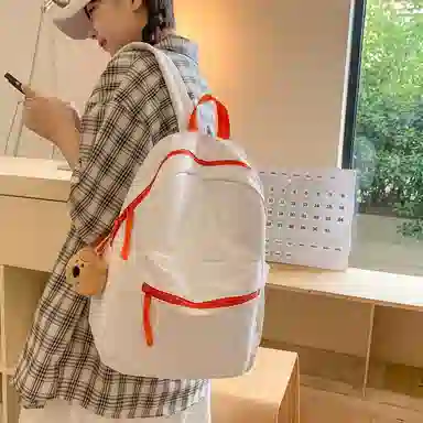 醇龙 男女通用 多色 尼龙 百搭通勤撞色大容量 双肩包