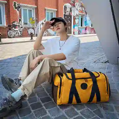 醇龙 干湿分离 多用 牛津布 单肩包 男女同款情侣款 多色