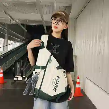 醇龙 尼龙 男女通用 多色 斜挎包 大容量拉链开合百搭休闲
