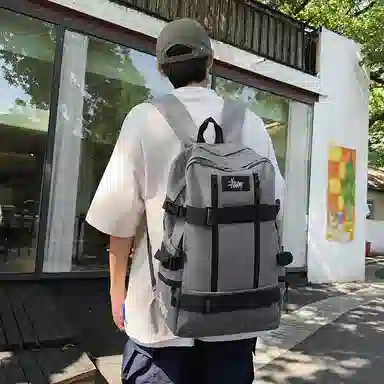 醇龙 日系潮牌电脑旅行大容量学生 牛津布 双肩包 男女同款情侣款 多色