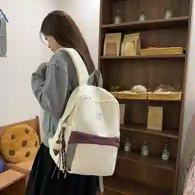 醇龙 简约百搭 尼龙 双肩包 女款 多色