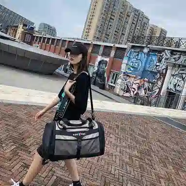 醇龙 多功能大容量干湿分离 尼龙 旅行包 常规 男女同款情侣款 黑色/红色/黄色/粉色/绿色/卡其色