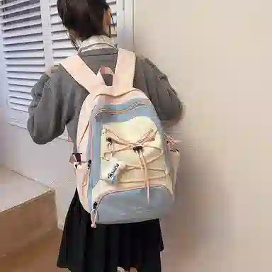 醇龙 简约百搭潮流时尚 尼龙 双肩包 男女同款情侣款 多色