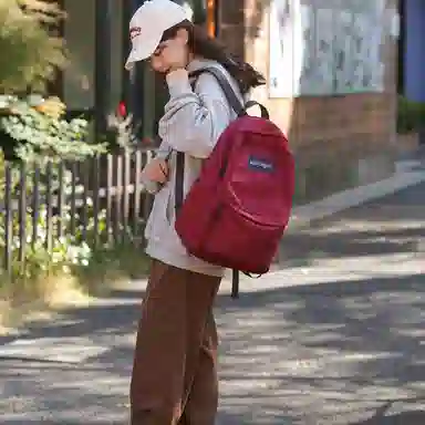 醇龙  男女通用多色尼龙书包学生简约百搭双肩包包潮学院风旅行背包